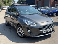 USED 2018 18 FORD FIESTA 1.0T EcoBoost Titanium Hatchback 5dr Petrol Auto Euro 6 (s/s) (100 ps) PAN ROOF - 1 OWNER