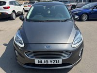 USED 2018 18 FORD FIESTA 1.0T EcoBoost Titanium Hatchback 5dr Petrol Auto Euro 6 (s/s) (100 ps) PAN ROOF - 1 OWNER