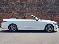 USED 2018 68 MERCEDES-BENZ C CLASS 2.0 C220d AMG Line Cabriolet 2dr Diesel G-Tronic+ Euro 6 (s/s) (194 ps) MB Warranty Till 27-Immaculate
