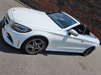 USED 2018 68 MERCEDES-BENZ C CLASS 2.0 C220d AMG Line Cabriolet 2dr Diesel G-Tronic+ Euro 6 (s/s) (194 ps) MB Warranty Till 27-Immaculate