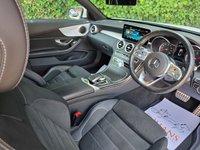 USED 2018 68 MERCEDES-BENZ C CLASS 2.0 C220d AMG Line Cabriolet 2dr Diesel G-Tronic+ Euro 6 (s/s) (194 ps) MB Warranty Till 27-Immaculate