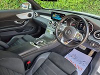 USED 2018 68 MERCEDES-BENZ C CLASS 2.0 C220d AMG Line Cabriolet 2dr Diesel G-Tronic+ Euro 6 (s/s) (194 ps) MB Warranty Till 27-Immaculate