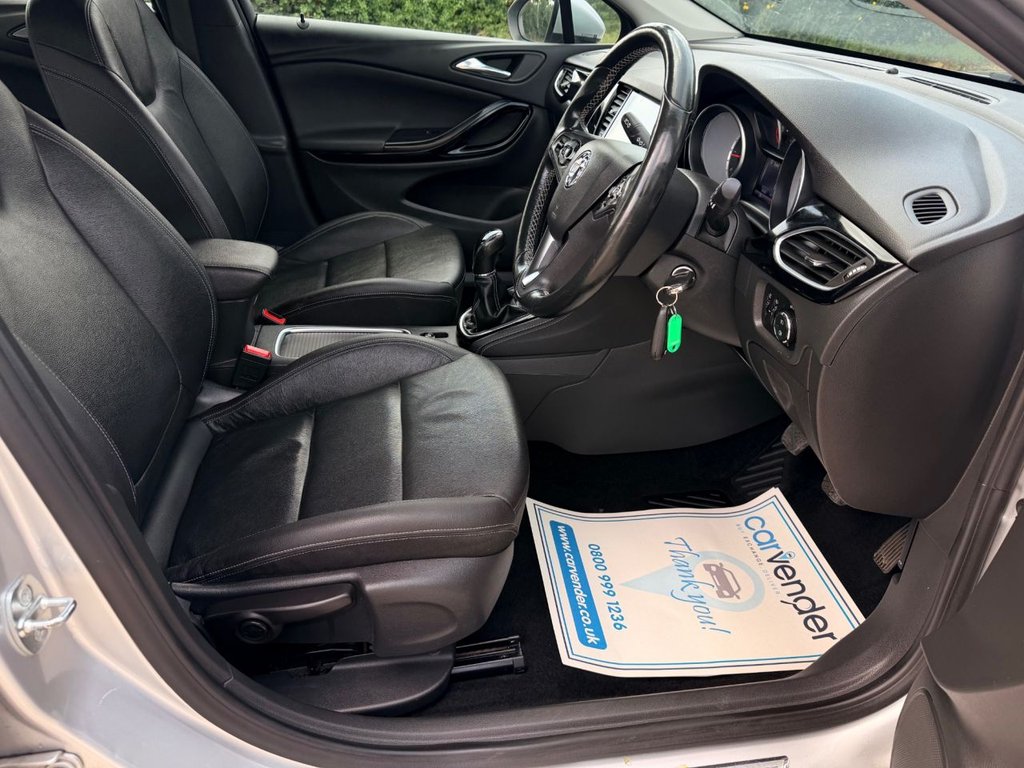 USED 2017 VAUXHALL ASTRA 1.6 CDTi ecoFLEX Elite Nav Hatchback 5dr Diesel Manual Euro 6 (s/s) (110 ps) 7 Services|Rear & Front Sensors|SatNav|Heated Seats|Heated Steering|