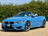 USED 2018 B BMW M4 3.0 BiTurbo Convertible 2dr Petrol Manual Euro 6 (s/s) (431 ps) 