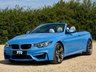 USED 2018 B BMW M4 3.0 BiTurbo Convertible 2dr Petrol Manual Euro 6 (s/s) (431 ps) 