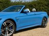 USED 2018 B BMW M4 3.0 BiTurbo Convertible 2dr Petrol Manual Euro 6 (s/s) (431 ps) 