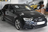 USED 2018 18 AUDI S3 2.0 TFSI Black Edition Sportback 5dr Petrol S Tronic quattro Euro 6 (s/s) (310 ps) *HOME DELIVERY 7 DAY MONEY BACK*