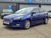 USED 2018 18 FORD FOCUS 1.0T EcoBoost Zetec Edition Hatchback 5dr Petrol Manual Euro 6 (s/s) (100 ps) FSH + 1 OWNER + CRUISE + SAT NAV + FSH