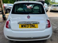 USED 2013 13 FIAT 500 1.2 Lounge Hatchback 3dr Petrol Manual Euro 4 (69 bhp) ** PETROL.......5 SPEED..........LOW MILEAGE ONLY COVERED 43,579 MILES..........2 KEYS......... �&pound;35 ROAD TAX.........LOW INSURANCE GROUP 5..........65 MPG.........LOUNGE EDITION.........GLASS ROOF....... AIRCON............BLUETOOTH........ALLOYS..........LOVELY IN WHITE ** 