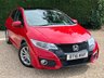 USED 2016 16 HONDA CIVIC 1.6 i-DTEC SR Hatchback 5dr Diesel Manual Euro 5 (s/s) (120 ps) Only 2 Owners & 7 Service Stamps