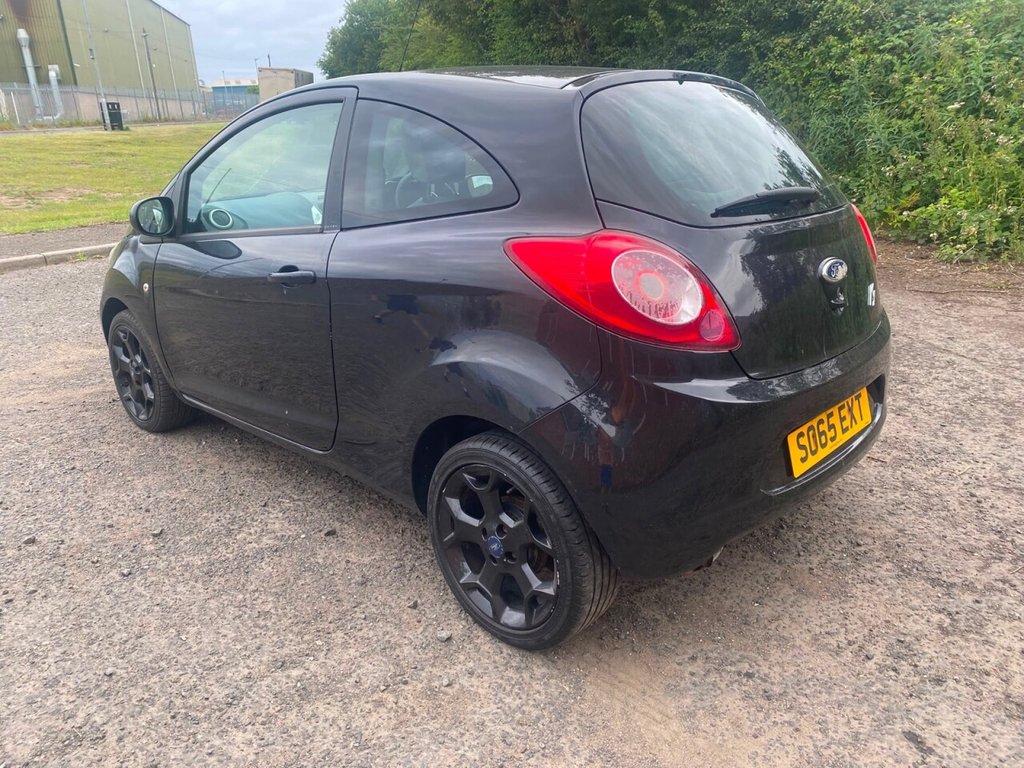 USED 2016 65 FORD KA 1.2 Zetec Black Edition Hatchback 3dr Petrol Manual Euro 6 (s/s) (69 ps) ** IDEAL FIRST CAR, &pound;35 ROAD TAX **