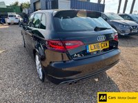 USED 2016 16 AUDI A3 2.0 TDI S line Sportback 5dr Diesel S Tronic Euro 6 (s/s) (Nav) (150 ps) ABS AND AIR CON