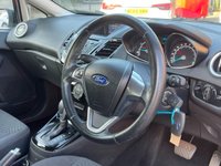 USED 2017 17 FORD FIESTA 1.0T EcoBoost Zetec Hatchback 5dr Petrol Powershift Euro 6 (100 ps) FULL SERVICE+AUTO+SENSORS