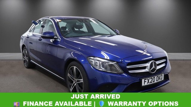 2020 20 MERCEDES-BENZ C-CLASS 1.5 C200 MHEV EQ Boost Sport (Premium) Saloon 4dr Petrol G-Tronic+ Euro 6 (s/s) (198 ps) 