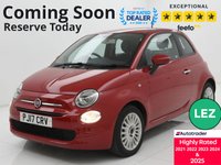 USED 2017 17 FIAT 500 1.2 ECO Pop Star Hatchback 3dr Petrol Manual Euro 6 (s/s) (69 bhp) 
