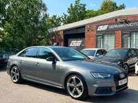USED 2017 67 AUDI A4 2.0 TDI Black Edition Saloon 4dr Diesel S Tronic Euro 6 (s/s) (150 ps) 