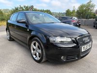 USED 2007 07 AUDI A3 2.0 TDI Sport Sportback 5dr Diesel Manual quattro * 3 OWNERS FROM NEW, 2 KEYS, NEW SERVICE, LOW MILEGE* *LOW MILEAGE, 170 BHP, 2 KEYS, QUATTRO, 17" STAR ALLOYS