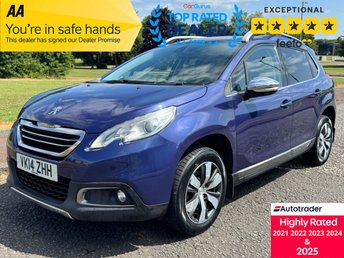 2014 PEUGEOT 2008 1.6 e-HDi Allure SUV 5dr Diesel Manual Euro 5 (s/s) (92 ps) &pound;5295.00