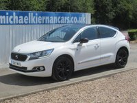 USED 2017 17 DS AUTOMOBILES DS 4 1.6 BlueHDi Performance Line Hatchback 5dr Diesel EAT6 Euro 6 (s/s) (120 ps) 14K ONLY, FULL DEALER HISTORY