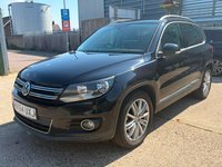 USED 2014 64 VOLKSWAGEN TIGUAN 2.0 TDI BlueMotion Tech Match 2WD Euro 5 (s/s) 5dr PAN ROOF GREAT VALUE NEW MOT
