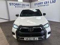 USED 2022 22 TOYOTA HILUX 2.8 D-4D Invincible X Pickup Double Cab 4dr Diesel Manual 4WD Euro 6 (s/s) (204 ps) 12 MONTHS MOT+SAT NAV+CAMERA