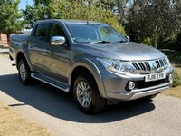 USED 2016 16 MITSUBISHI L200 2.4 DI-D DC Warrior Pickup Double Cab 4dr Diesel Manual 4WD Euro 5 (178 ps) WARRIOR - AIR CON - MANUEL