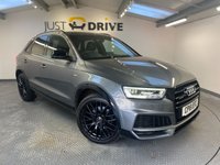 USED 2018 18 AUDI Q3 2.0 TDI Black Edition SUV 5dr Diesel Manual quattro Euro 6 (s/s) (150 ps) HUGE SPEC, LOW MILEAGE !