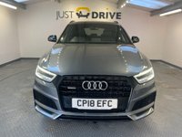 USED 2018 18 AUDI Q3 2.0 TDI Black Edition SUV 5dr Diesel Manual quattro Euro 6 (s/s) (150 ps) HUGE SPEC, LOW MILEAGE !