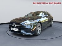 USED 2022 72 MERCEDES-BENZ C CLASS 2.0 C300e 25.4kWh AMG Line (Premium Plus) Saloon 4dr Petrol Plug-in Hybrid G-Tronic+ Euro 6 (s/s) (313 ps) PAN ROOF+RED/BLACK LEATHER+VAT Q