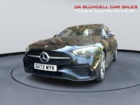 USED 2022 72 MERCEDES-BENZ C CLASS 2.0 C300e 25.4kWh AMG Line (Premium Plus) Saloon 4dr Petrol Plug-in Hybrid G-Tronic+ Euro 6 (s/s) (313 ps) PAN ROOF+RED/BLACK LEATHER+VAT Q