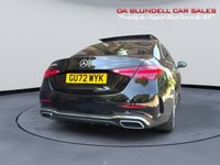USED 2022 72 MERCEDES-BENZ C CLASS 2.0 C300e 25.4kWh AMG Line (Premium Plus) Saloon 4dr Petrol Plug-in Hybrid G-Tronic+ Euro 6 (s/s) (313 ps) PAN ROOF+RED/BLACK LEATHER+VAT Q
