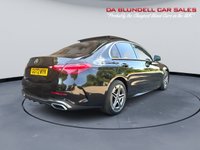 USED 2022 72 MERCEDES-BENZ C CLASS 2.0 C300e 25.4kWh AMG Line (Premium Plus) Saloon 4dr Petrol Plug-in Hybrid G-Tronic+ Euro 6 (s/s) (313 ps) PAN ROOF+RED/BLACK LEATHER+VAT Q