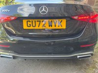 USED 2022 72 MERCEDES-BENZ C CLASS 2.0 C300e 25.4kWh AMG Line (Premium Plus) Saloon 4dr Petrol Plug-in Hybrid G-Tronic+ Euro 6 (s/s) (313 ps) PAN ROOF+RED/BLACK LEATHER+VAT Q