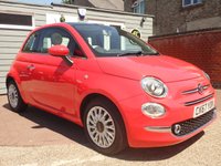 USED 2017 67 FIAT 500 1.2 Lounge Hatchback 3dr Petrol Manual Euro 6 (s/s) (69 bhp) 