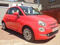 USED 2017 67 FIAT 500 1.2 Lounge Hatchback 3dr Petrol Manual Euro 6 (s/s) (69 bhp) 