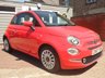 USED 2017 67 FIAT 500 1.2 Lounge Hatchback 3dr Petrol Manual Euro 6 (s/s) (69 bhp) 