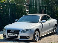 USED 2009 59 AUDI A5 CABRIOLET 2.0 TFSI S line Euro 4 2dr HEATED SEATS-SAT NAV-R SENSORS