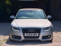 USED 2009 59 AUDI A5 CABRIOLET 2.0 TFSI S line Euro 4 2dr HEATED SEATS-SAT NAV-R SENSORS