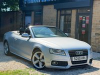 USED 2009 59 AUDI A5 CABRIOLET 2.0 TFSI S line Euro 4 2dr HEATED SEATS-SAT NAV-R SENSORS