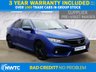 USED 2018 68 HONDA CIVIC 1.0 VTEC Turbo SR Hatchback 5dr Petrol Manual Euro 6 (s/s) (126 ps) 