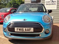 USED 2016 16 MINI HATCH 1.5 Cooper Hatchback 3dr Petrol Manual Euro 6 (s/s) (136 ps) 