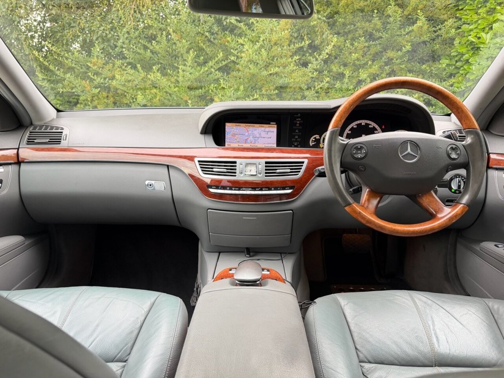 USED 2007 57 MERCEDES-BENZ S-CLASS 3.0 S320 CDI V6 Saloon 4dr Diesel G-Tronic Euro 4 (231 ps) PAN ROOF, S/CLOSE DOORS, 2KEYS