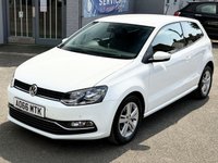 USED 2016 66 VOLKSWAGEN POLO 1.2 TSI BlueMotion Tech Match Hatchback 3dr Petrol Manual Euro 6 (s/s) (90 ps) 