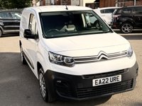 USED 2022 22 CITROEN BERLINGO 1.5 BlueHDi 1000 Enterprise M Pro Panel Van 5dr Diesel Manual SWB Euro 6 (s/s) (100 ps) 