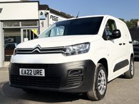 USED 2022 22 CITROEN BERLINGO 1.5 BlueHDi 1000 Enterprise M Pro Panel Van 5dr Diesel Manual SWB Euro 6 (s/s) (100 ps) 