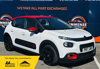 2017 CITROEN C3 1.2 PureTech Feel Hatchback 5dr Petrol Manual Euro 6 (68 ps) &pound;4995.00