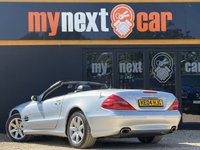 USED 2004 04 MERCEDES-BENZ SL 350 3.5 SL350 2DR MERCEDES SL350 + FULL SERVICE HISTORY + GREAT SPECIFICATION + TELLUR SILVER METALLIC EXTERIOR PAINT + FULL NAVY LEATHER INTERIOR WITH BURR WALNUT WOOD TRIM + 17" ALLOYS + CRUISE CONTROL + ELECTRIC HEATED SEATS + ELECTRIC FOLDING HARDTOP ROOF + ELECTRICALLY FOLDING HEATED MIRRORS + PARKTRONIC (PTS) + SATNAV + RADIO/CD PLAYER + HEADLIGHT WASHERS + AIRCON + 12 MONTHS MOT + 6 MONTHS WARRANTY + PART EXCHANGE WELCOME + NATIONWIDE DELIVERY AVAILABLE