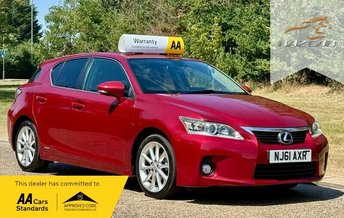 2012 LEXUS CT 1.8 200h SE-I Hatchback 5dr Petrol Hybrid CVT Euro 5 (s/s) (136 ps) &pound;5295.00