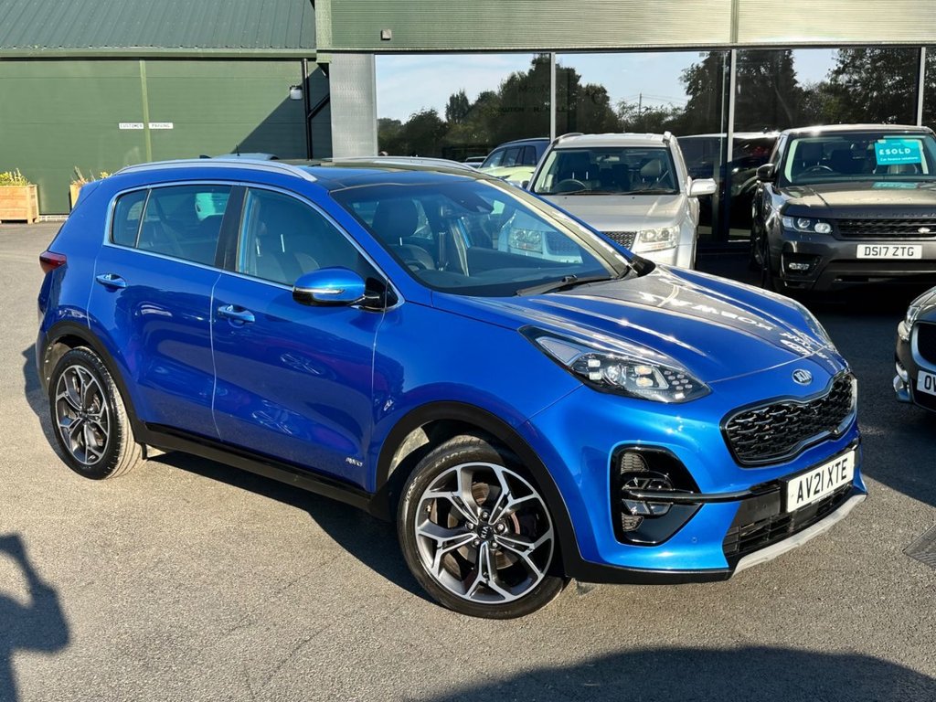 USED 2021 21 KIA SPORTAGE 1.6 T-GDi GT-Line S SUV 5dr Petrol DCT AWD Euro 6 (s/s) (174 bhp) 