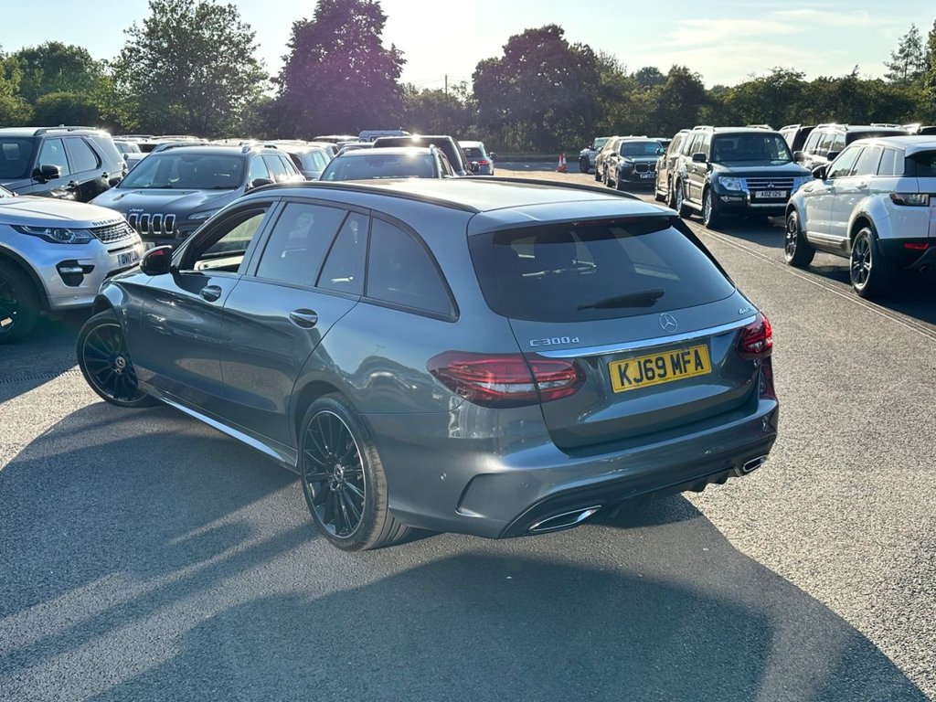 USED 2020 69 MERCEDES-BENZ C CLASS 2.0 C300d AMG Line Night Edition (Premium) Estate 5dr Diesel G-Tronic+ 4MATIC Euro 6 (s/s) (245 ps) 